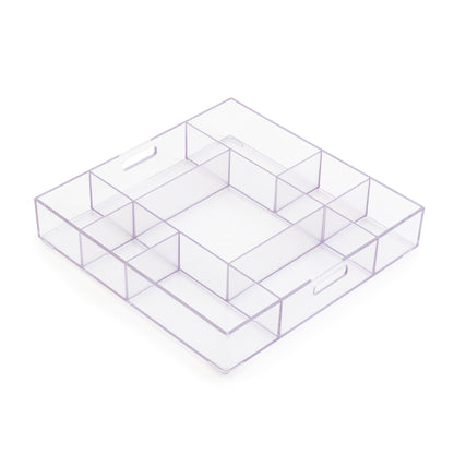 300579 Loose Parts Stackable Tray Clear Silo 1 | Clear
