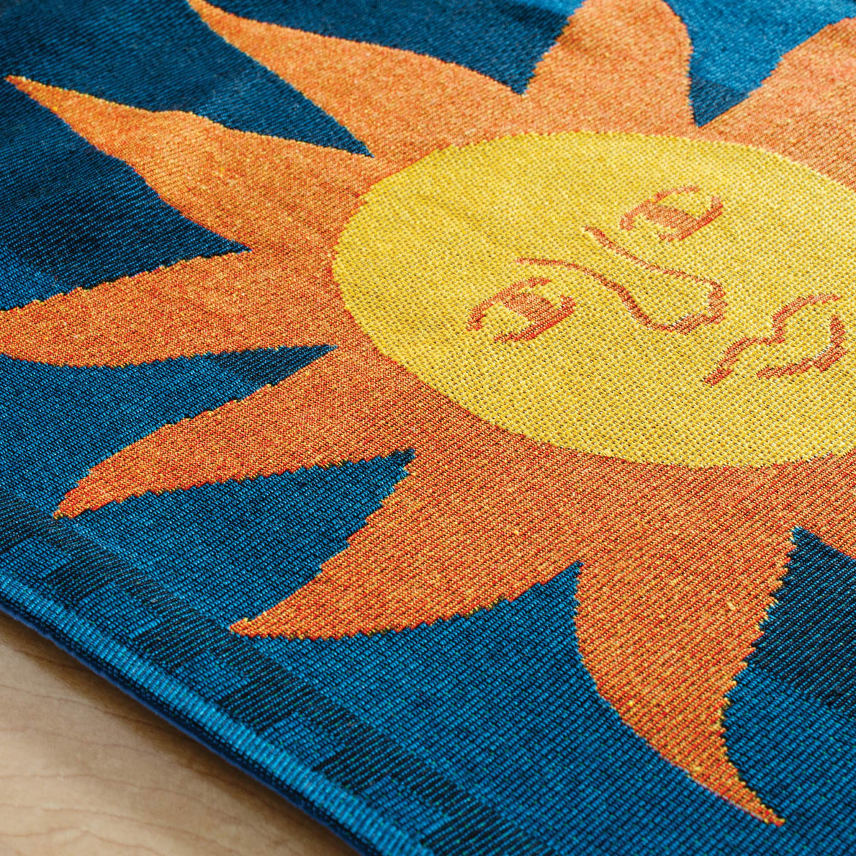 U7244 Mexican Decorative Runner Texture Detail