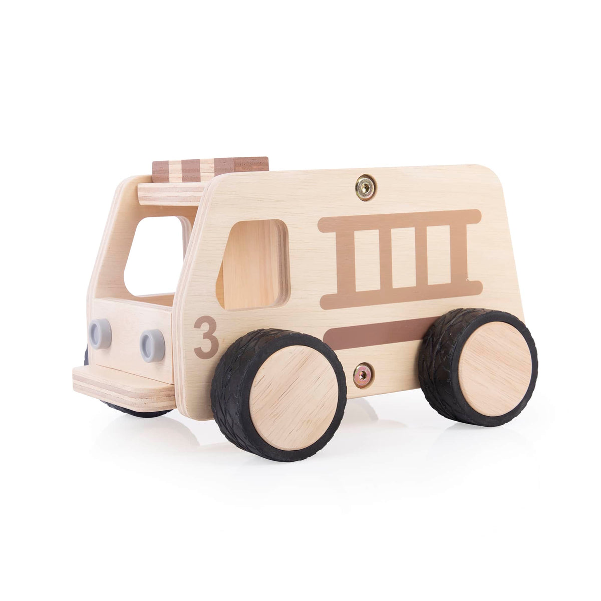 G6723 Wooden Fire Truck Product