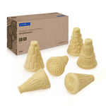 301332 Organic Pattern Rollers Mushroom Main Image