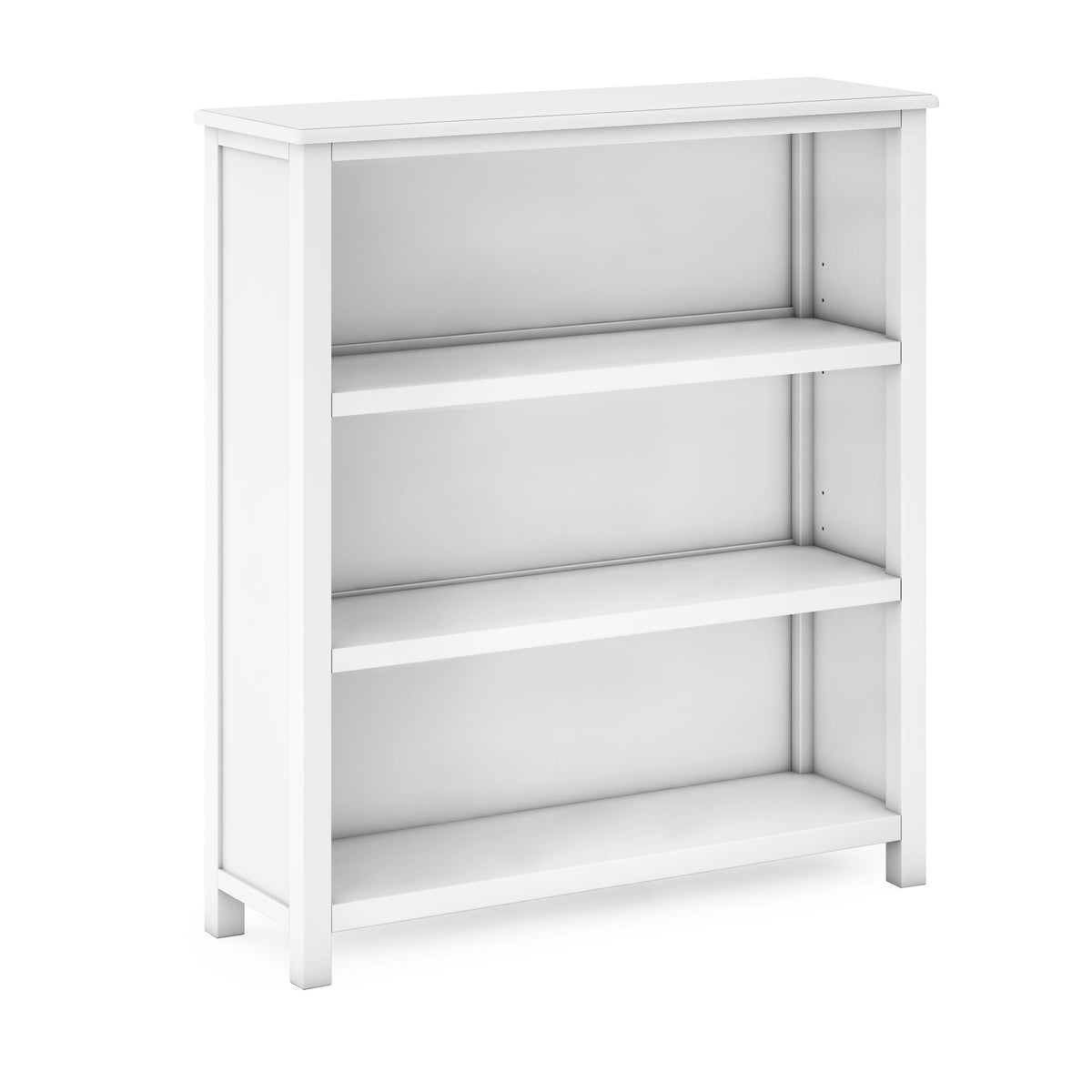 G27657 Taiga 3-Shelf Bookcase White Silo Main | White