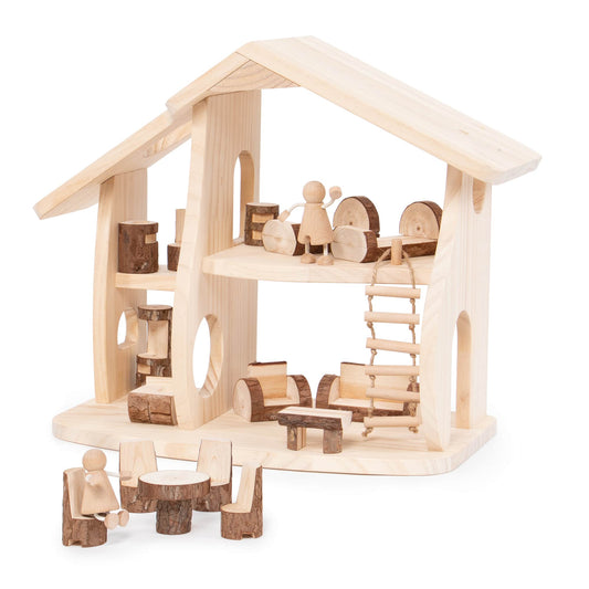 G15505 Woodlands Dollhouse Set Silo 1