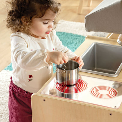 G97110 EdQ Toddler Kitchen Loft Natural Lifestyle 7246 | Natural