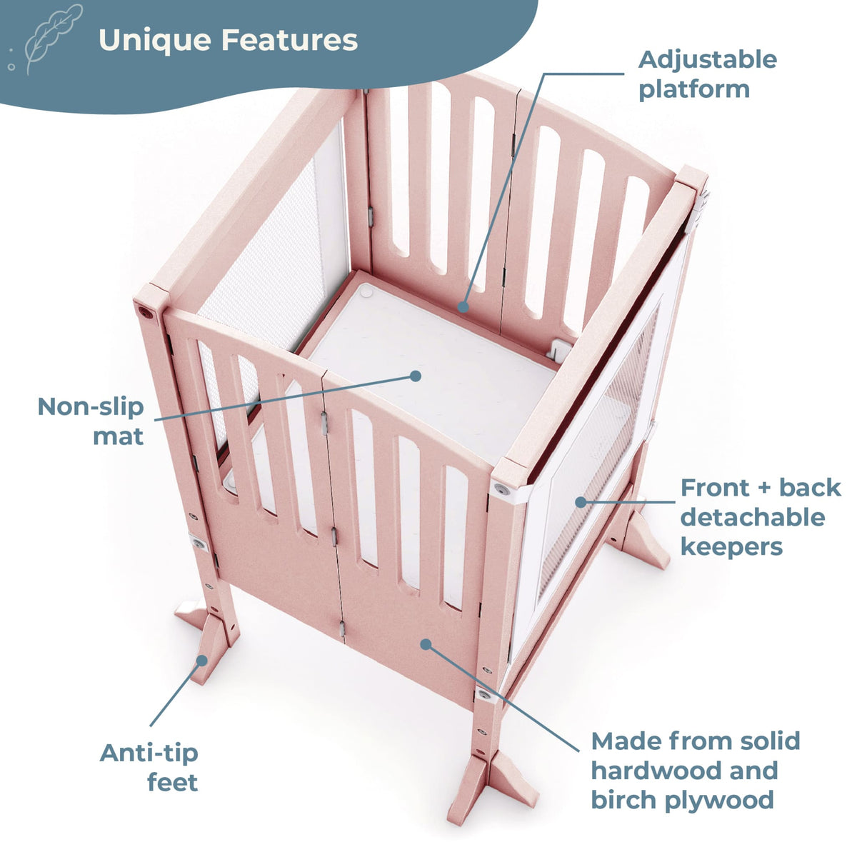 G97550 Kitchen Helper Features Contemporary Pink | Pink