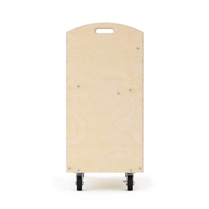 G80334 EdQ Book Cart Natural 3 Side | Natural