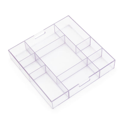 300579 Loose Parts Stackable Tray Clear Silo 3 | Clear