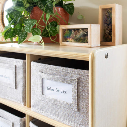 G80316 EdQ 8 Bin Cubby Natural Env 2200 | Natural