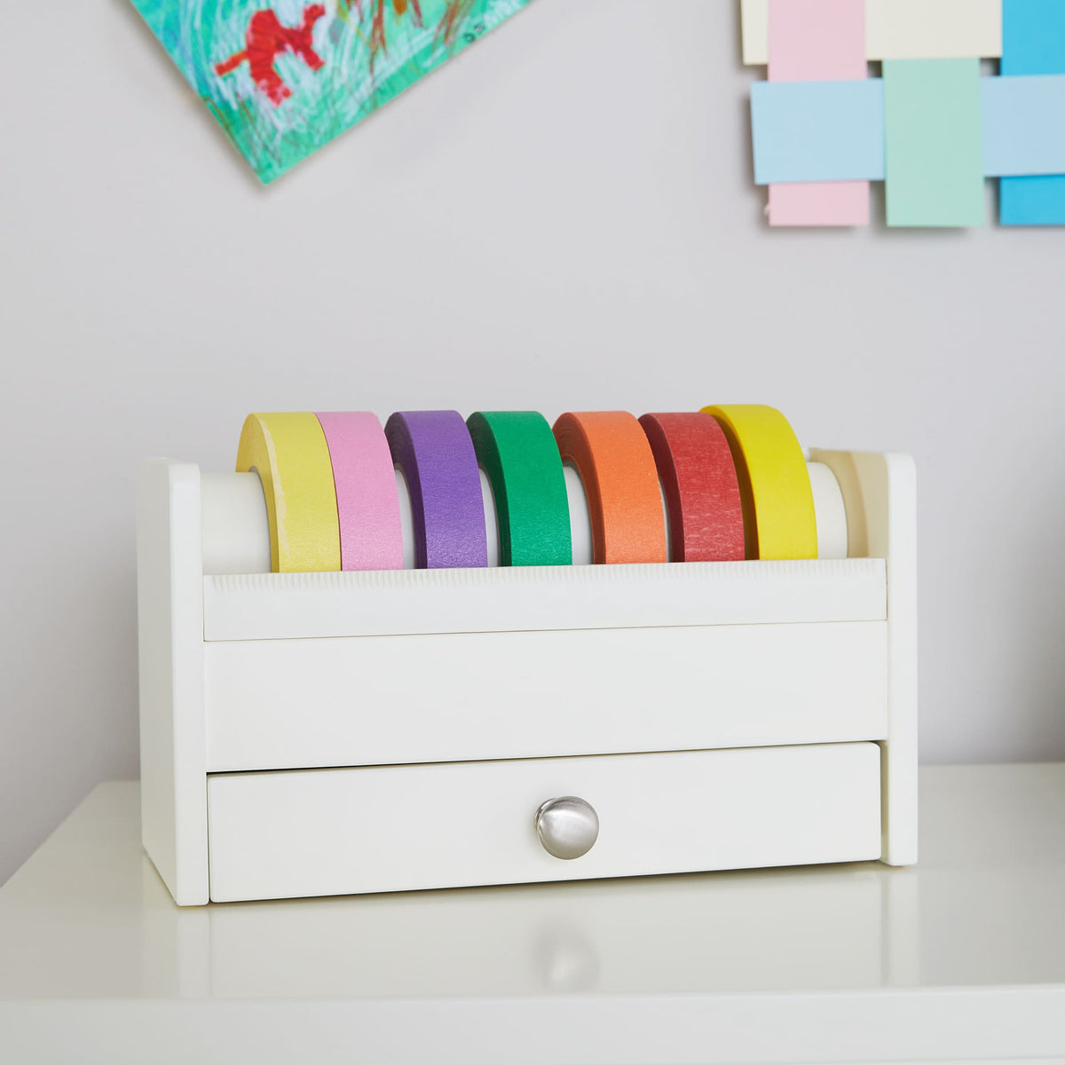 G77113 Martha Stewart Crafting Kids Tape Roll Dispenser White Env 1 | Linen White
