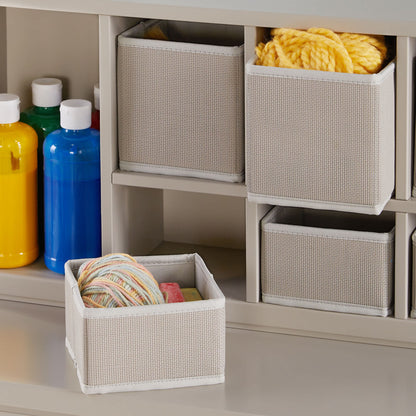 G77204 Martha Stewart Crafting Kids Cubby Organizer Gray Env Bin Detail | Gray