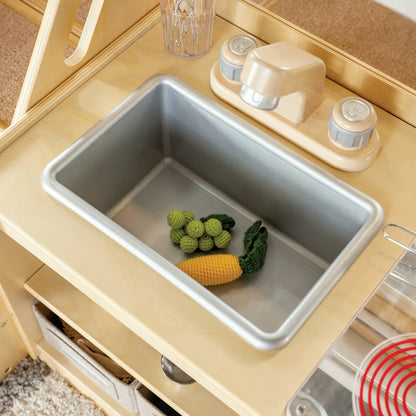 G97110 EdQ Toddler Kitchen Loft Natural Env 6984 | Natural