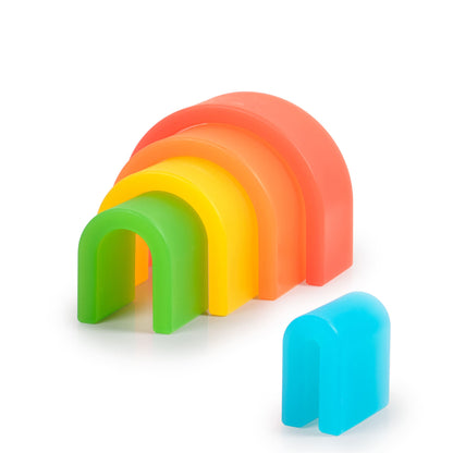 G7504 Discovery Stackers Rainbow Tall Arch Silo 2 | Rainbow