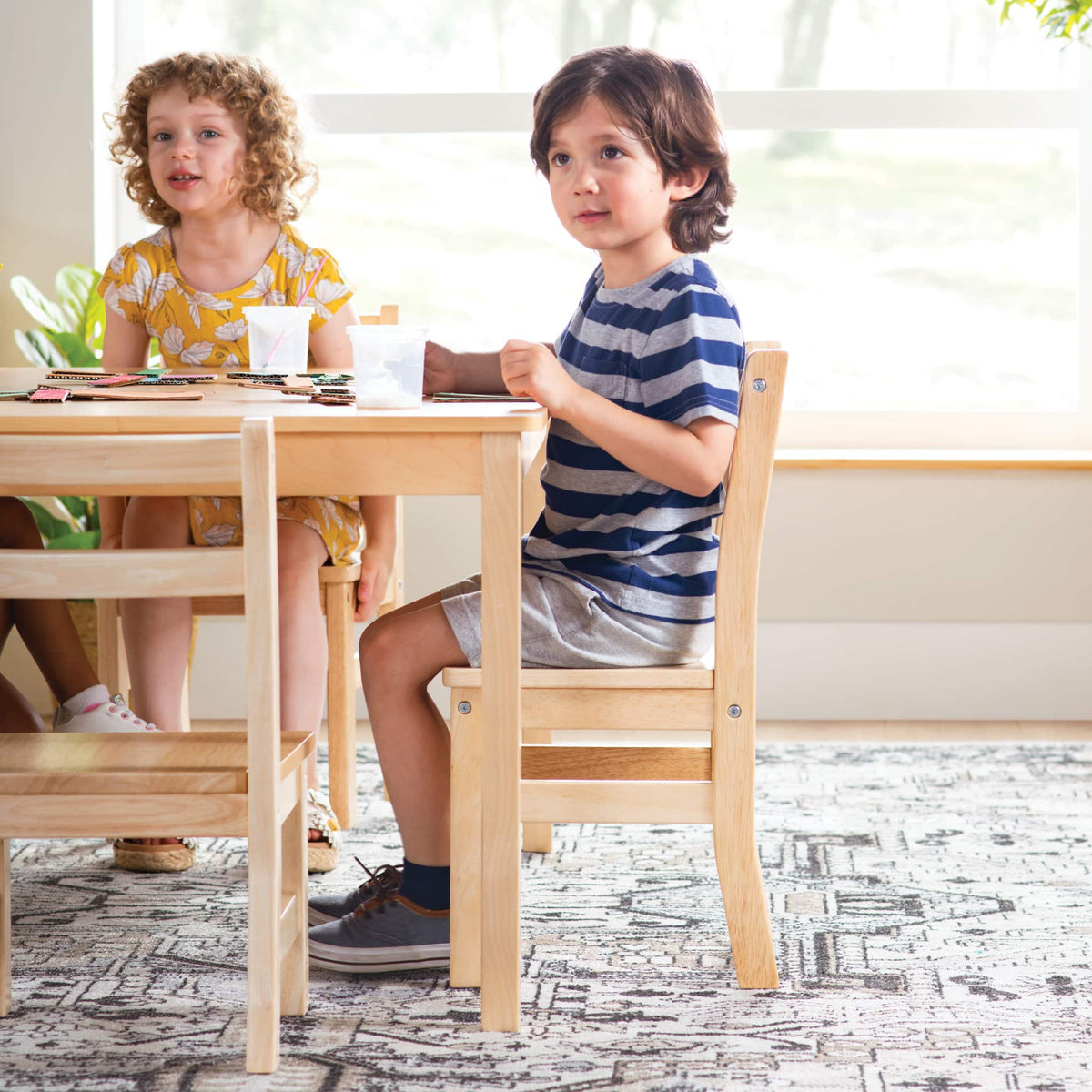 G80372-P EdQ Classroom Table 30 x 48 Lifestyle 5340 | 18 in